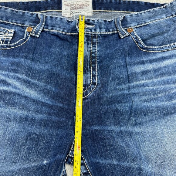 Big Star Pioneer Jean Men's Distressed Denim Pants Signature S Pocket, Size 42R - Picture 10 of 13